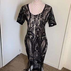 Vintage 1920’s Black Dress